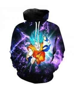 Dragon Ball Cosplay Vegeta Goku A Custom All Over Print 3D Hoodie