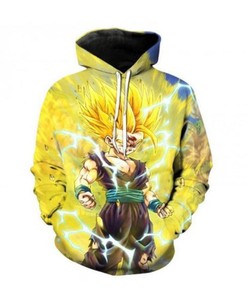 Dragon Ball Cosplay Vegeta Goku Anime Custom All Over Print 3D Hoodie