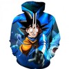 Dragon Ball Happy Expression Anime 3D Hoodie Zipper Hoodie