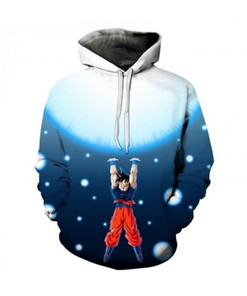 Dragon Ball Pocker Anime Harajuku All Over Print Zip-Up Hoodie For Men
