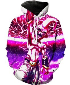 Dragon Ball Z Kid Buu Destruction Alt Color Hoodie 3D Graphic Full Print