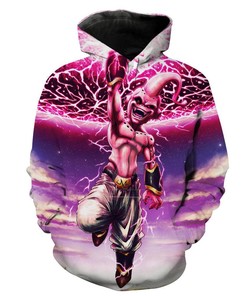 Dragon Ball Z Kid Buu Destruction Hoodie 3D All Over Print Custom Gift