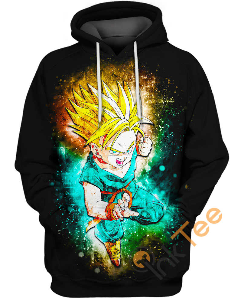 Dragon Ball Z Kid Trunks Hoodie 3D All Over Print Custom Design