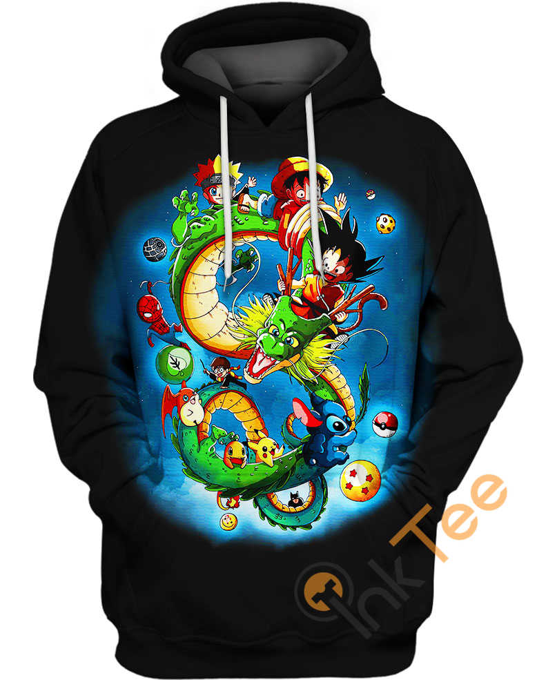 Dragon Freedom All Over Print Hoodie 3D