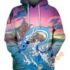 Dragonair On The Water Pokemon All Over Print Hoodie 3D