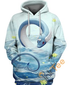 Dragonair Pokemon All Over Print Hoodie 3D