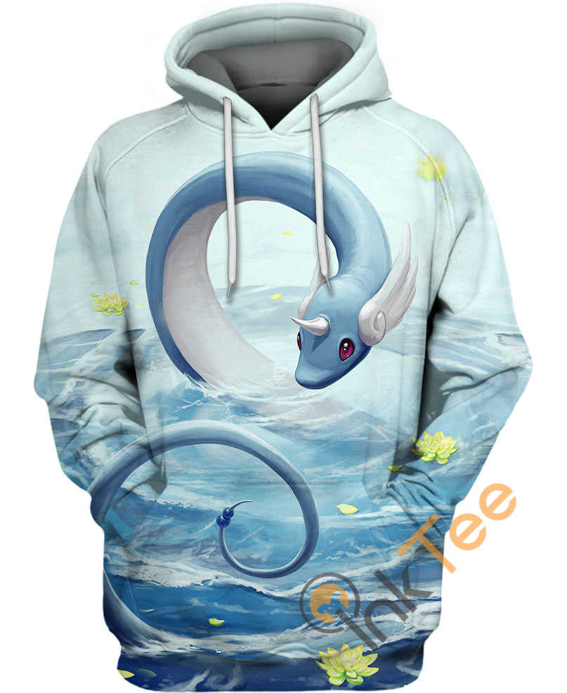 Dragonair Pokemon All Over Print Hoodie 3D