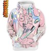Dripping Pink Shoes All Over Print 3D Hoodie - Retro Vibes