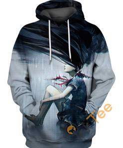 Drowning Me Anime Girl All Over Print Hoodie 3D