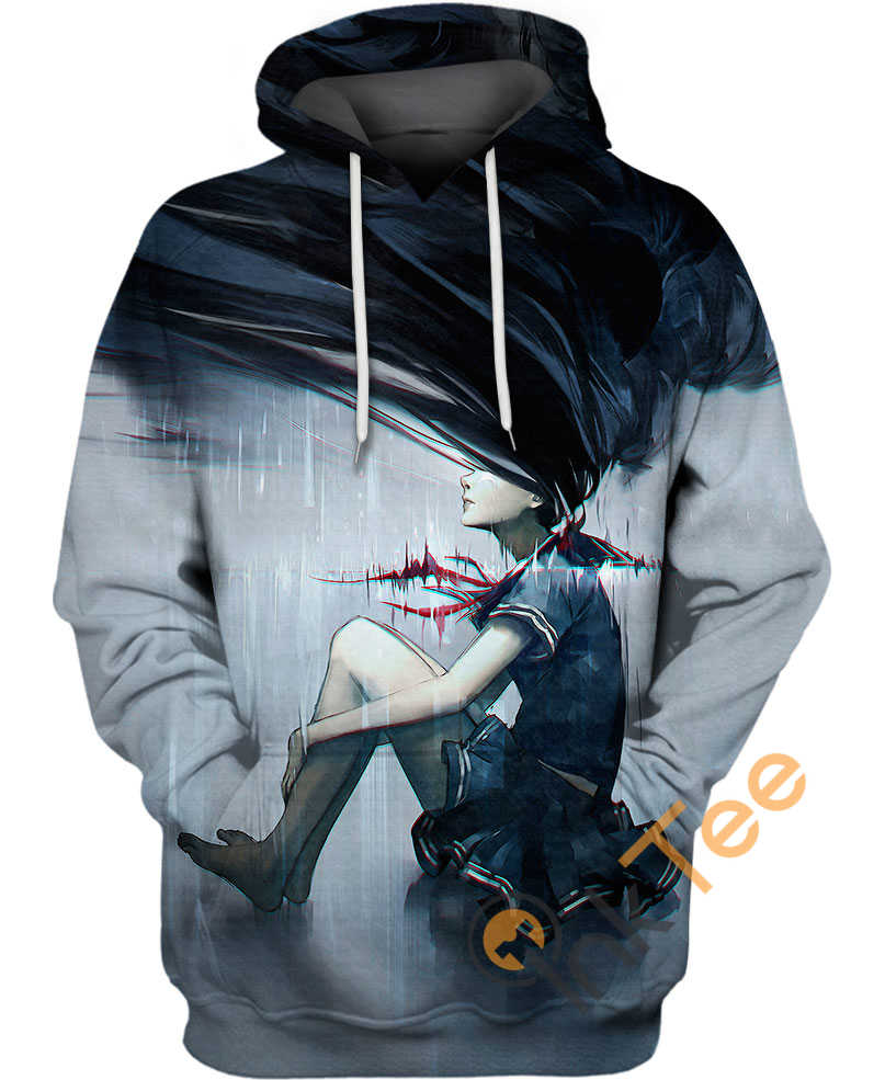 Drowning Me Anime Girl All Over Print Hoodie 3D
