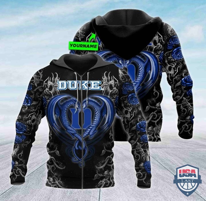 Duke Blue Devils Dragon Ncaa 3D Hoodie - Personalized Gifts For Fans