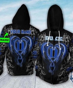 Duke Blue Devils Dragon Ncaa 3D Hoodie - Personalized Gifts For Fans