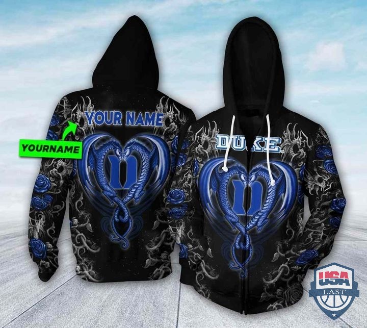 Duke Blue Devils Dragon Ncaa 3D Hoodie - Personalized Gifts For Fans