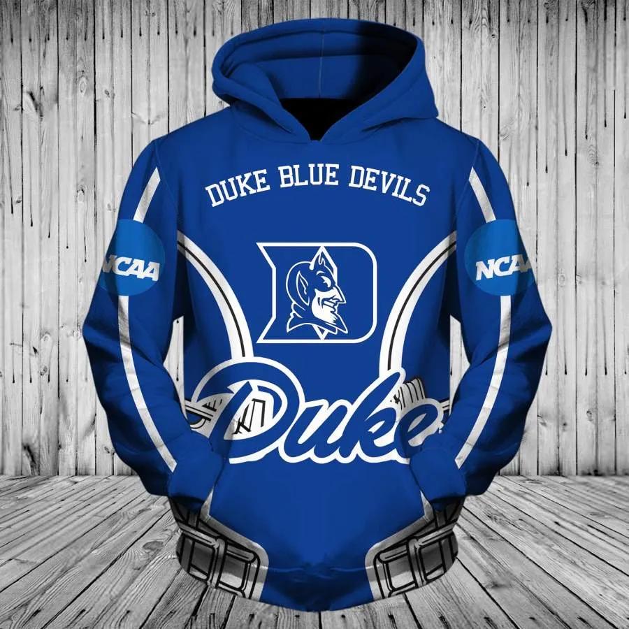 Duke Blue Devils Football 3D Hoodie: Perfect Gift For Ncaa Fans