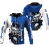 Duke Blue Devils Jack Skellington Zero All Over Print 3D Hoodie