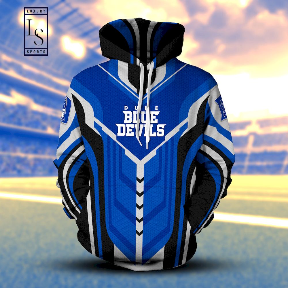 Duke Blue Devils Mens Basketball Ncaa All Over Print Hoodie