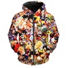 Dynamic Dragon Ball All Characters Zip Up Dbz Ands All Over Print 3D Hoodie