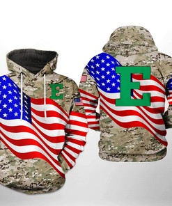 Eastern Michigan Eagles Ncaa Us Flag Camo Veteran 3D All Over Print Hoodie - Perfect Ncaa Fan Gift