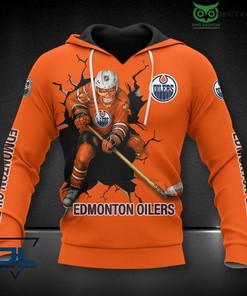 Edmonton Oilers Hockey Champion 3D Zip Hoodie - All Over Print Hoodie Printful