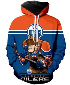 Edmonton Oilers Mascot 3D Printed Hoodie - All Over Print Hoodies For Women