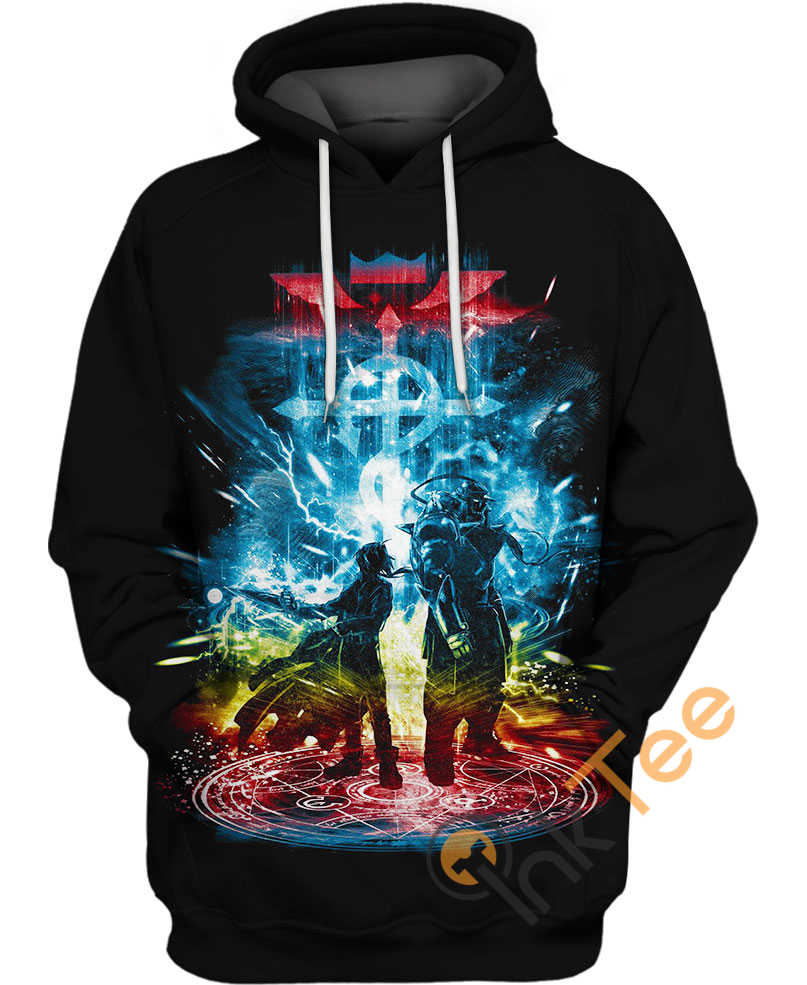 Edward Brotherhood From Fullmetal Alchemist All Over Print Hoodie 3D