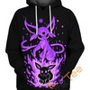 Eevee And Glaceon Pokemon All Over Print Hoodie 3D