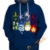 Elemental Circle Pokemon All Over Print Hoodie 3D