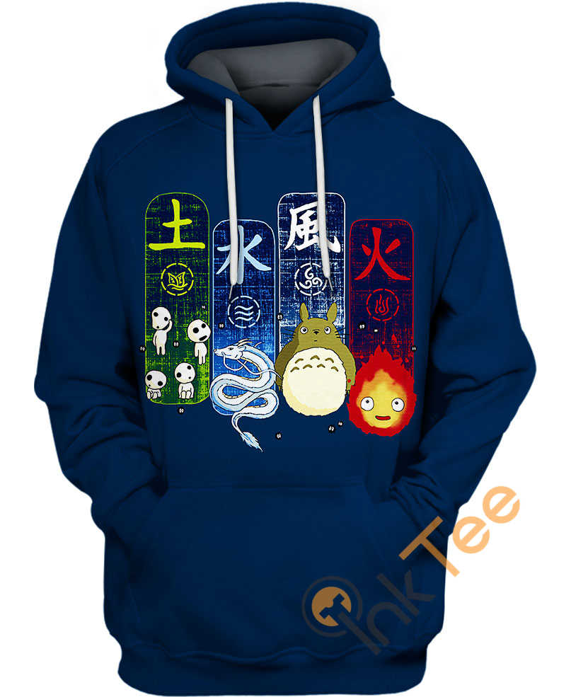 Elemental Circle Pokemon All Over Print Hoodie 3D