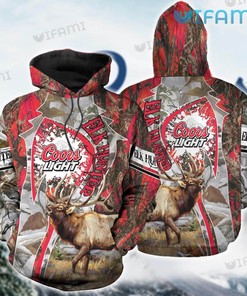 Elk Hunter Deer Hunting Custom All Over Print Hoodie 3D Beer Lovers Gift