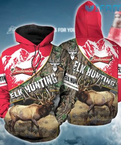 Elk Hunting Budweiser 3D Hoodie - Custom 3D Hoodies
