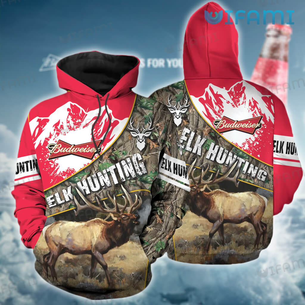Elk Hunting Budweiser 3D Hoodie - Custom 3D Hoodies