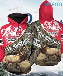 Elk Hunting Deer Hunting Custom All Over Print Hoodie 3D Beer Lovers Gift
