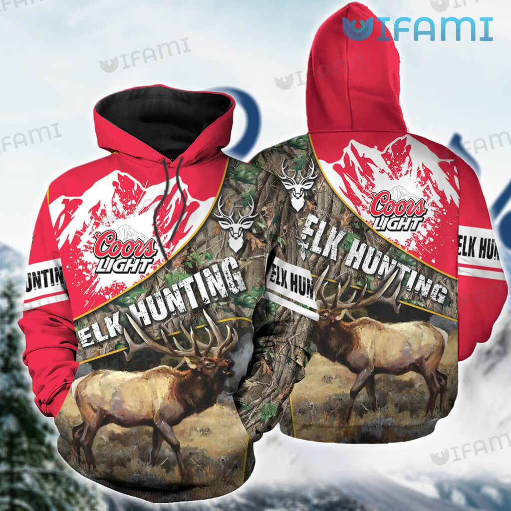 Elk Hunting Deer Hunting Custom All Over Print Hoodie 3D Beer Lovers Gift