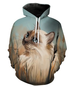Embrace Your Feline Side With This Beautiful Cat 3D Hoodie