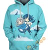 Embrace Your Inner Child With Sophie And Howl Chibi 3D Hoodie For Studio Ghibli Fans 