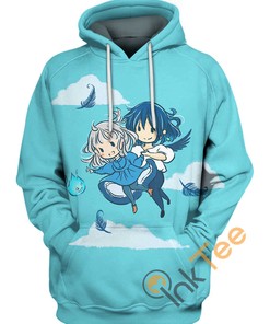 Embrace Your Inner Child With Sophie And Howl Chibi 3D Hoodie For Studio Ghibli Fans
