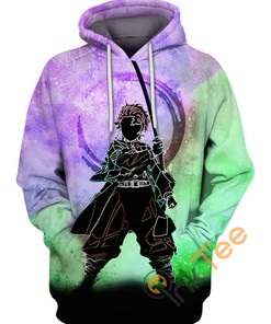 Embrace Your Inner Demon With Soul Of The Demon Hunter 3D Hoodie For Demon Slayer Fans