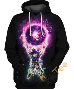 Energize Your Style With Son Goku Energy Ball 3D Hoodie For Dragon Ball Fans