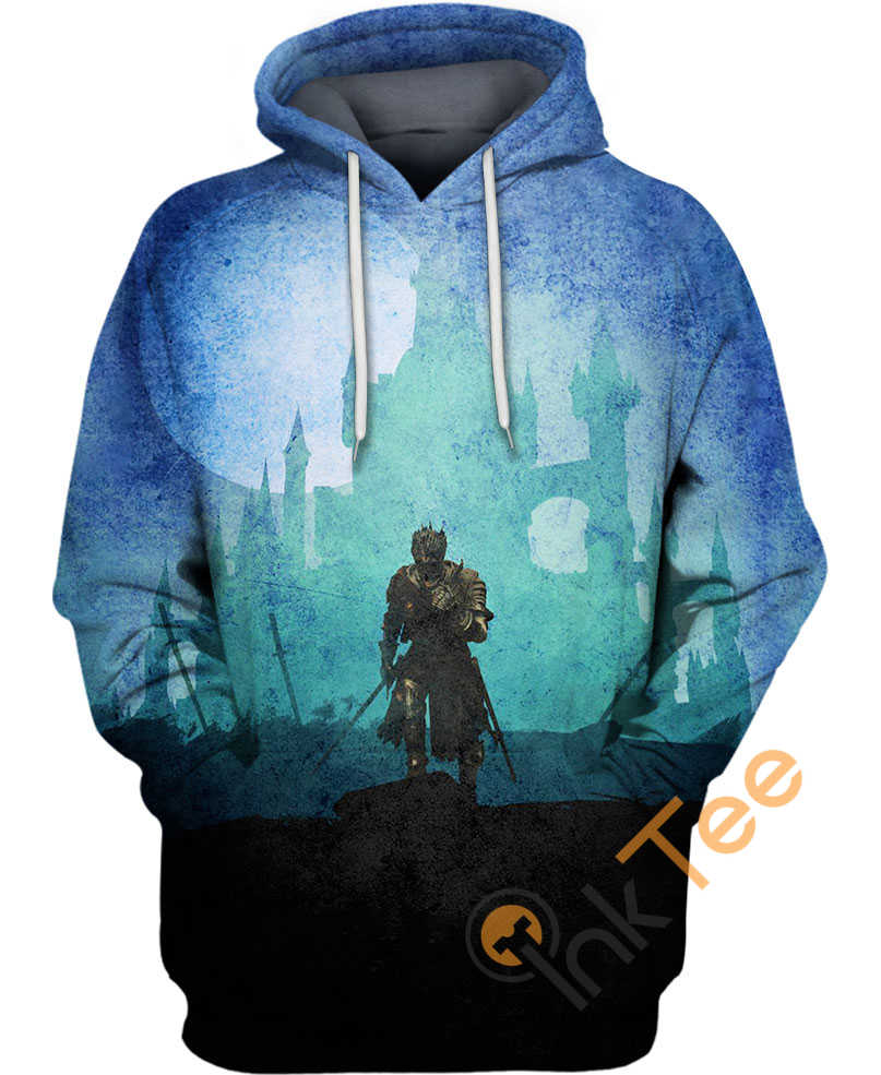 Enter The Dark World With Dark Soul Iii Hoodie In 3D - Available Now!
