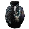 Epic Demon Yusuke Epic Yu Yu Hakusho Animes 3D Graphic All Over Print Hoodie