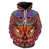 Epic Owl All Over Print 3D Hoodie - Gifts For Father'S Day