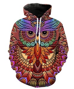 Epic Owl All Over Print 3D Hoodie - Gifts For Father'S Day