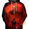 Eren Vs Titan Battle Attack On Titan All Over Print Hoodie 3D