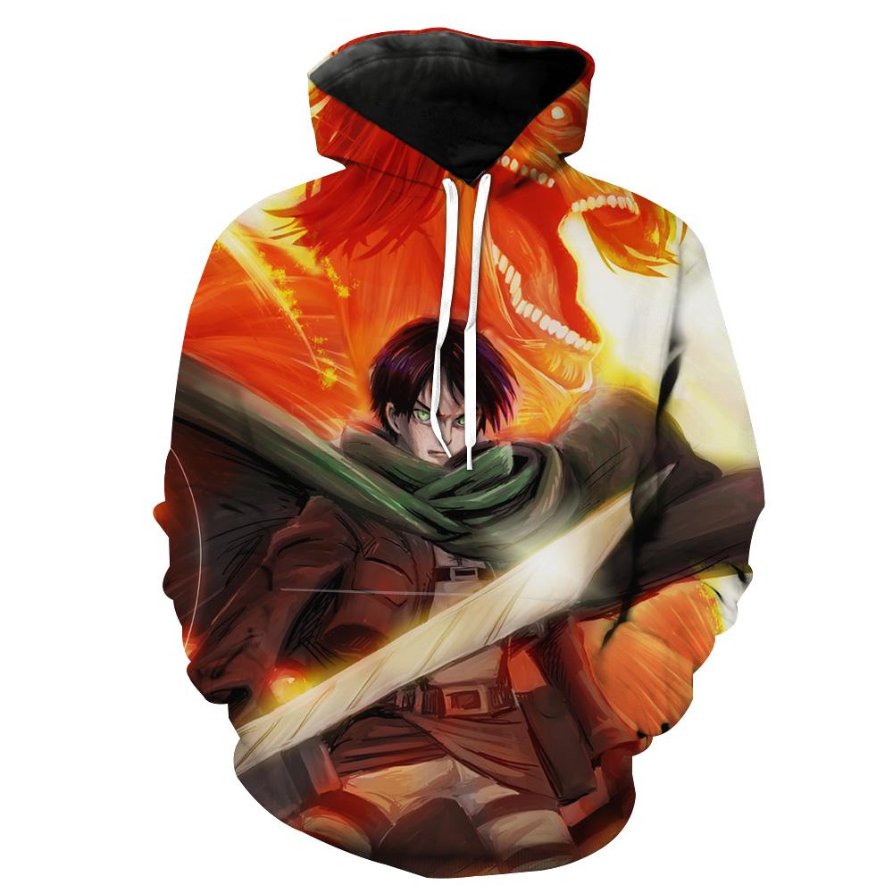 Eren Yeager Titan Attack On Titan All Over Print Hoodie 3D