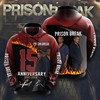 Escape From Prison With Custom All Over Print Hoodie 3D