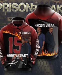 Escape From Prison With Custom All Over Print Hoodie 3D