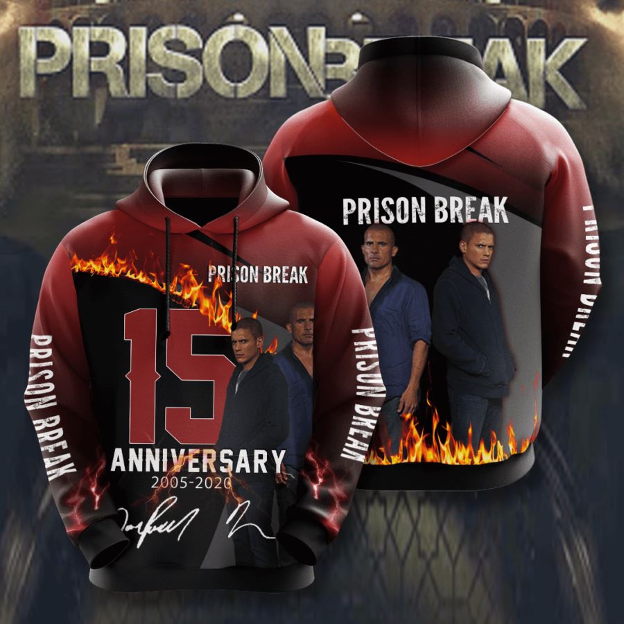 Escape From Prison With Custom All Over Print Hoodie 3D