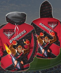Essendon Football Club Custom All Over Print Hoodie