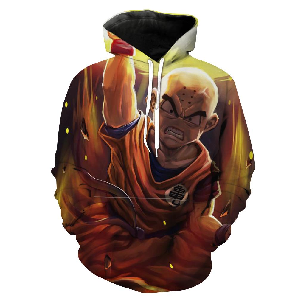 Exciting Destro Disk Krillin Dragon Ball Zs Custom All Over Print 3D Hoodie