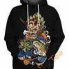 Express Yourself With Son Goku Saiyan Tattoo 3D Hoodie For Dragon Ball Fans 